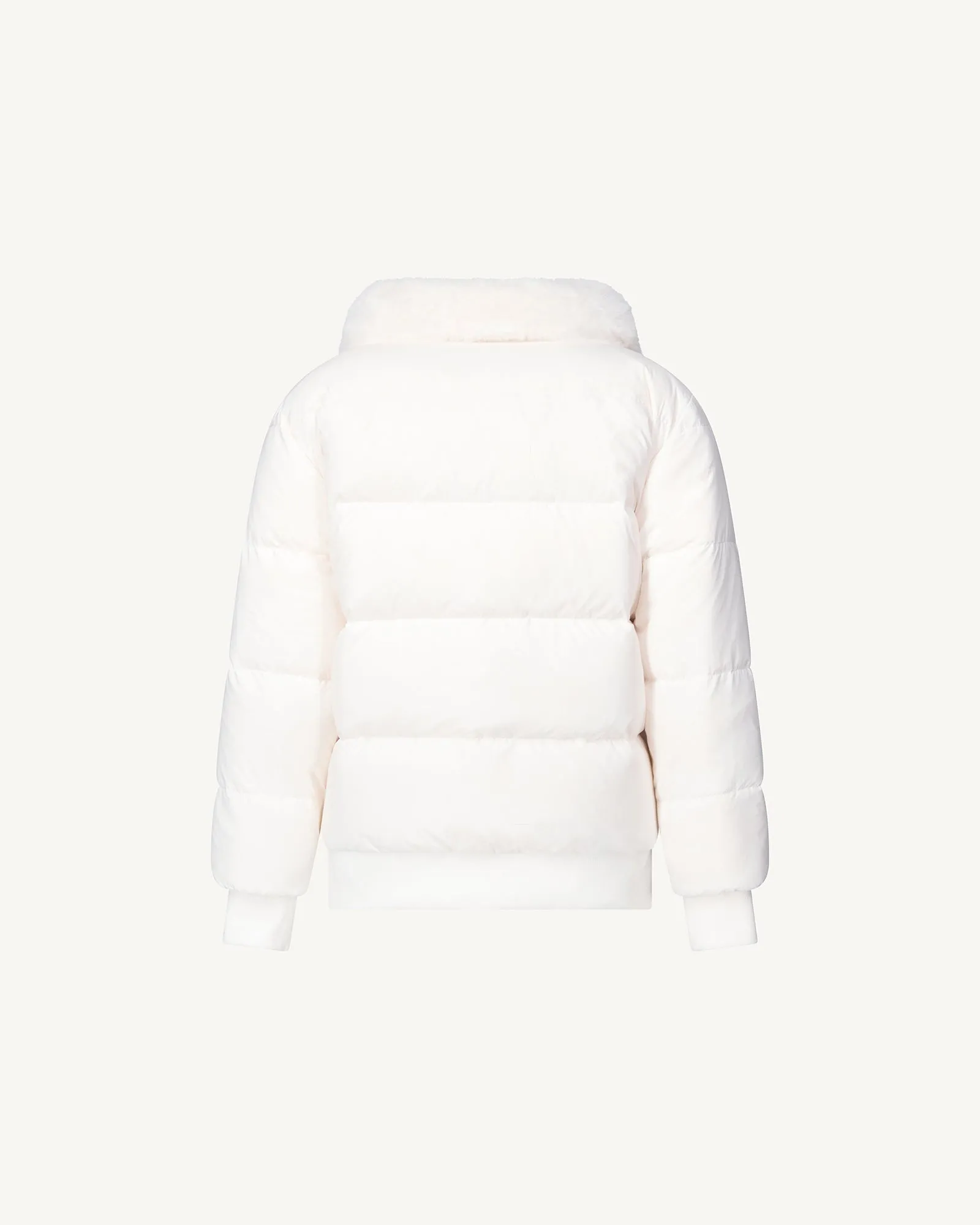 White Vali 2.0 Ffur kid's Grand Froid reversible puffer jacket