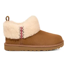 WOMEN'S UGG ULTRA MINI UGG BRAID | CHESTNUT