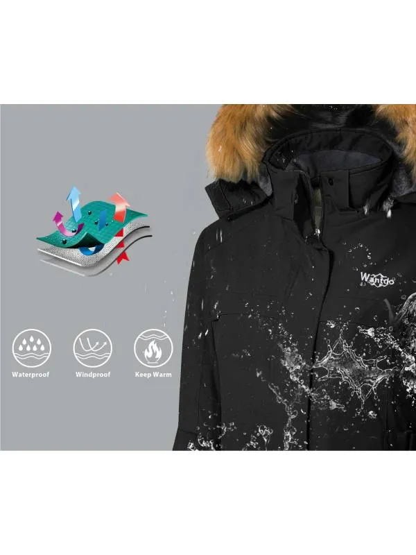 Women's Waterproof Ski Jacket Winter Parka Jacket Snow Coat Atna 110