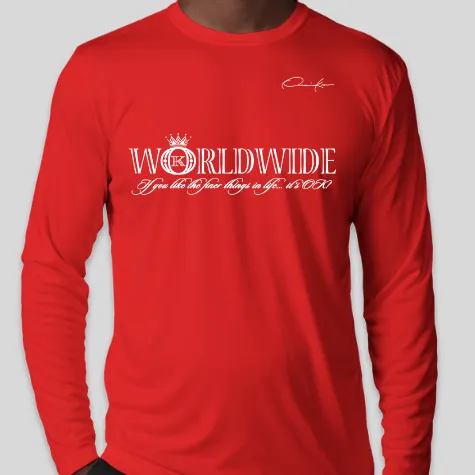 Worldwide Fashion Movement Long Sleeve T-Shirt