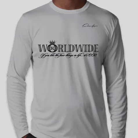 Worldwide Fashion Movement Long Sleeve T-Shirt