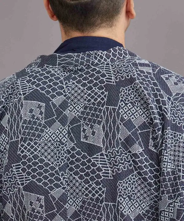 YABURE-SASHIKO Unisex HAORI Jacket