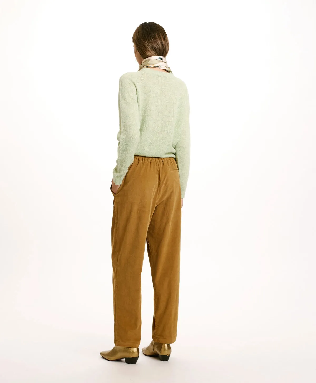 Yoko Stretch Pants - Almond