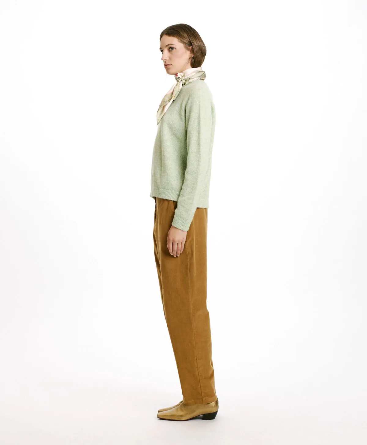 Yoko Stretch Pants - Almond